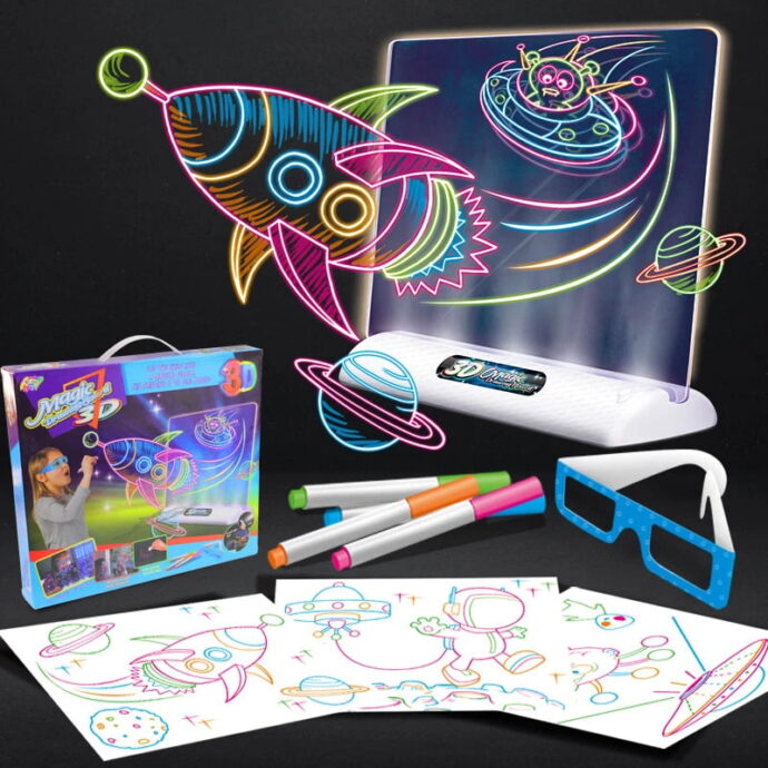 Magic 3D LED Drawing Board