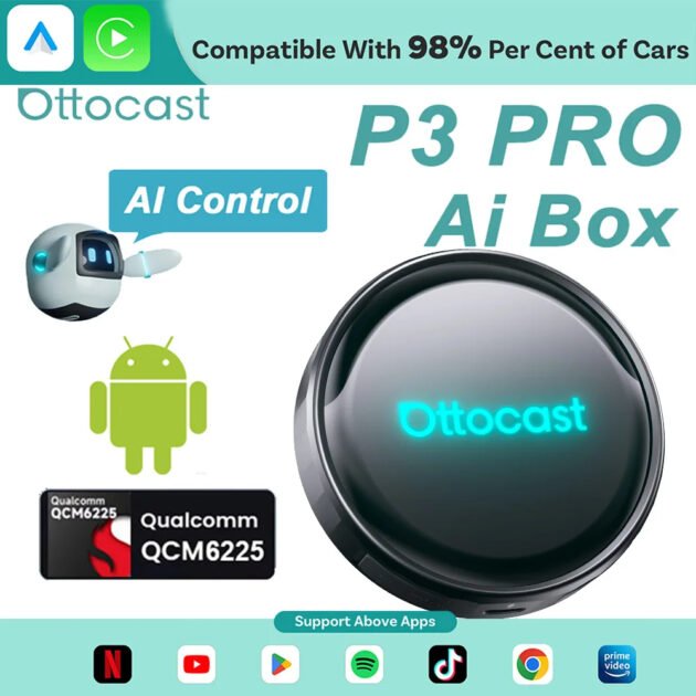 Ottocast P3 PRO AI Box 8/128 GB Integrated Internet 4G